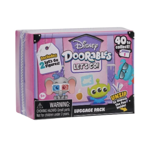 Disney Doorables Let's Go Series 1 Mystery Luggage Pack 27oc Counter Display - Image 2 of 3