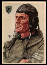 Künstler-AK Willrich: Stukaflieger mit Fliegermütze - Spendenkarte VDA-Schulsam 