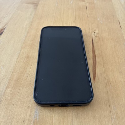 Apple iPhone 12 Mini A2399 64GB Schwarz, inkl. Apple Leather Case