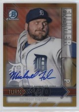 2016 Bowman Gold Refractor 37/50 Michael Fulmer Derek Hill #TT-FH Auto ok2