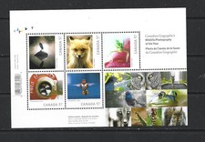 CANADA - 2010 WILDLIFE PHOTOGRAPHY SOUVENIR SHEET - SCOTT 2388 - MNH