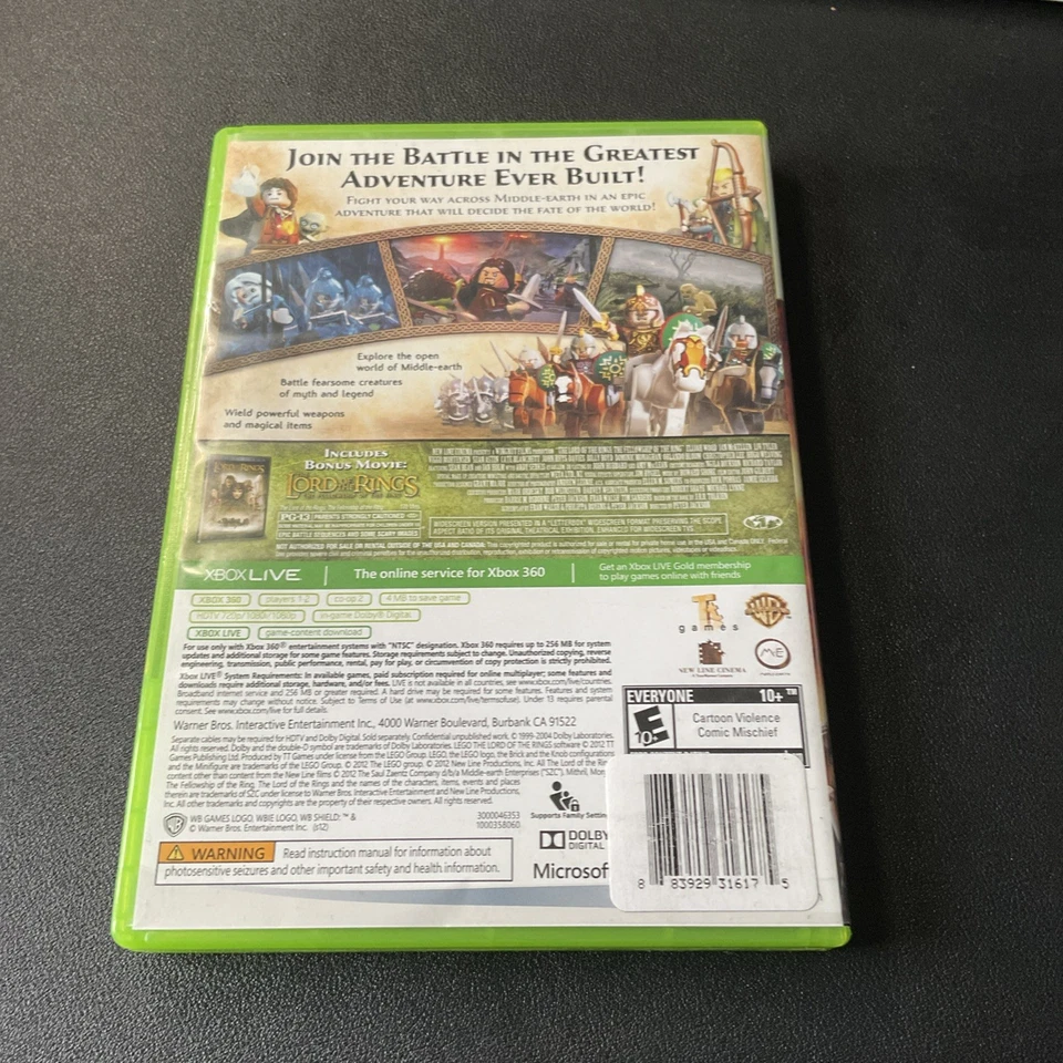 Lego The Lord of the Rings (Xbox 360) Demo Disc Walmart Edition w/Bonus DVD - Image 4 of 4