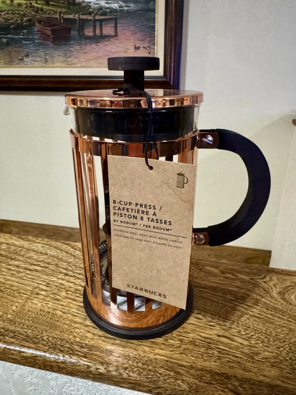 Starbucks Coffee Press 8 Cup Copper Rose Gold Brand New with Tags - Ships Today!
Opens in a new wind