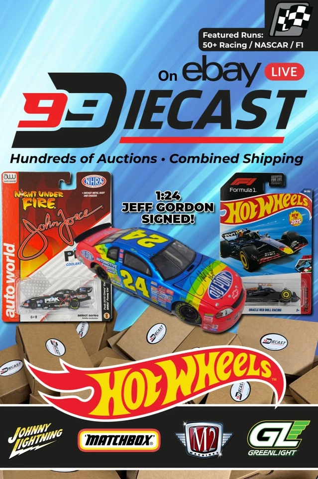 🏎️ Featured: Nascar / Racing! Hot Wheels, Winners Circle & More! 10/19