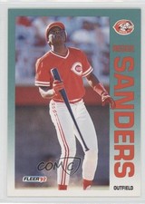 1992 Fleer Reggie Sanders #421 5v2
