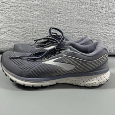 Brooks Ghost 12 Sneakers Womens 9 Gray Blue Running Support Athletic Shoes