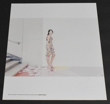 2002 Print Ad Sexy Fashion Long Legs Lady Heels Brunette Dress Ateller Versace T