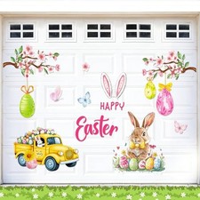 Happy Easter Garage Magnets Decorations Easter Garage Door Magnet Cover