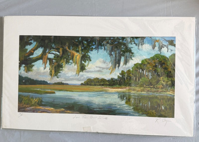 ''Low Tide Bear Island''  Artist Proof  Signed by Artist Richard Coyne