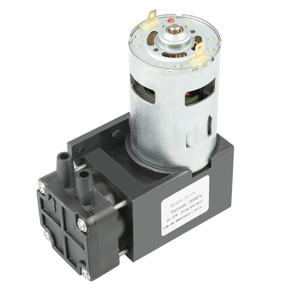Pompe à vide sans huile -85Kpa à haut débit 40L min pour système DC 12V