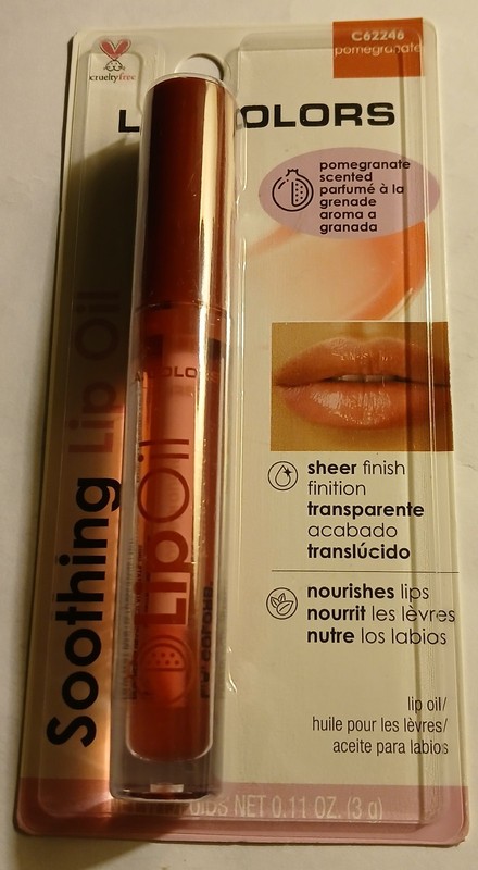 L.A. Colors Soothing Lip Oil, #C62246 Pomegranate
