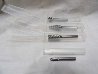 Assortment of Carbide Burrs 1/4" Shaft "new"