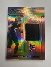 2022 Panini Certified New Gen Jerseys Drake London #NGJ-DL Bronze Mirror /349