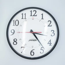 Primex Wireless Synchronized Wall Clock 12.5"