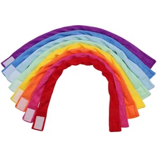 Chew Necklace for Sensory Kids, 8 Pack Terry Cloth Teething Chewy Necklaces for