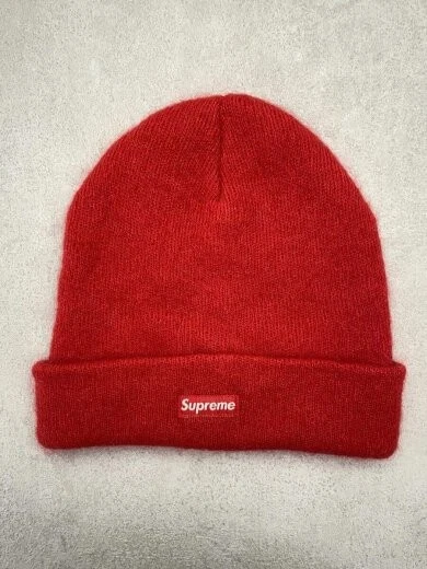 Supreme Mohair Beanie bonnet tricot rouge libre homme AEu79