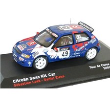 CITROEN SAXO KIT CAR Loeb 1999 Tour de Corse Rally 1:43 Ixo Altaya Diecast