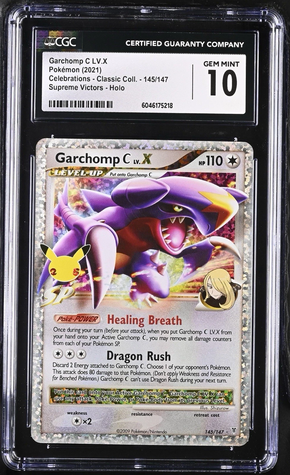 2021 Celebrations - Classic Coll. #145/147 Garchomp C LV.X CGC 10