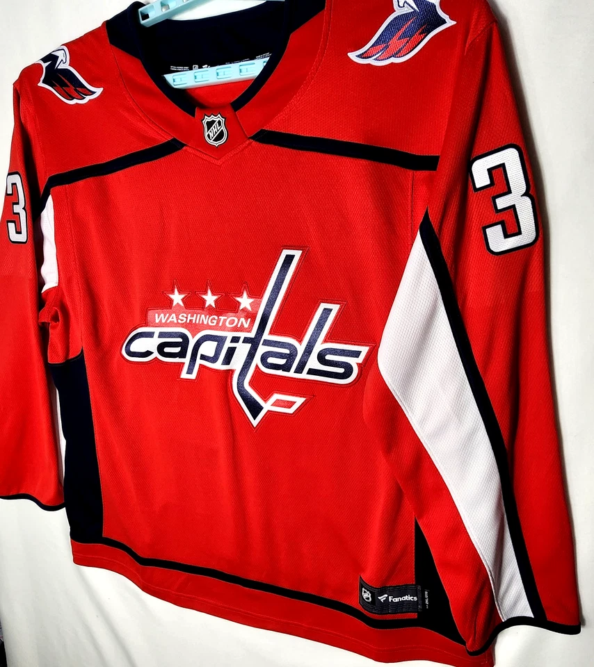 NHL Washington Capitals Henrik Lundqvist #35 Fanatics Breakaway Jersey Red - Image 4 of 4