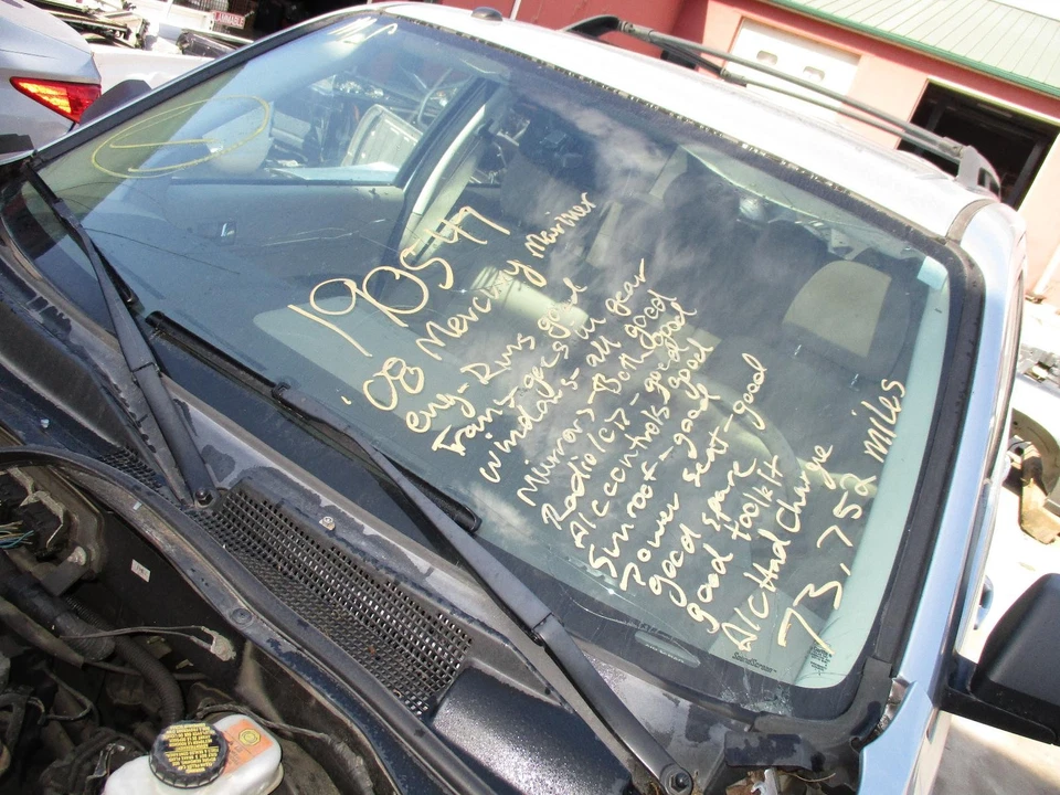 Used Wheel fits: 2008 Mercury Mariner VIN 7 8th digit 17x7 TPMS 6 split spokes s - Image 2 of 4