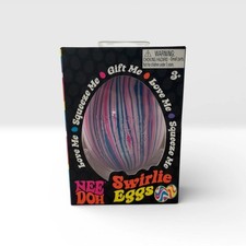 Nee Doh Squish Dippin  Dazzler Eggs   Blue/Purple