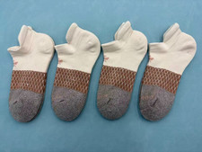 4 Pairs Bombas Women's Solid Ankle Socks Size Medium 8-10.5 Multicolor