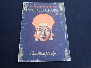 Empress of Britain World Cruise 1938 Canadian Pacific Travel Brochure #34