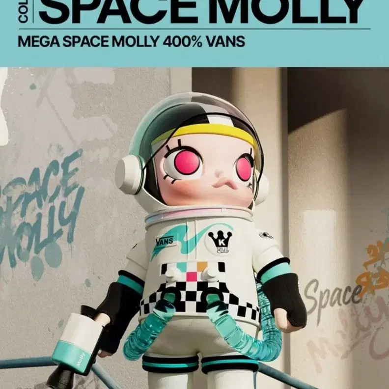 Pop Mart Mega Space Molly Vans 400% Unopened Figure