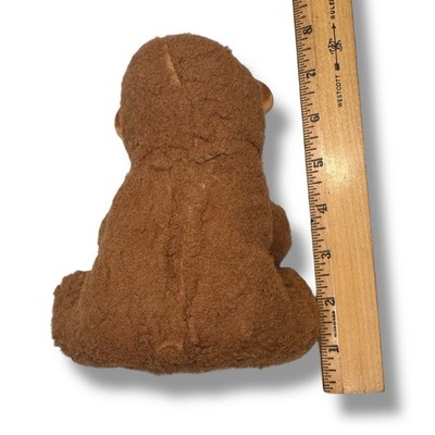 Vintage 1950's Knickerbocker Pouting Teddy Bear Rare Plush Vinyl