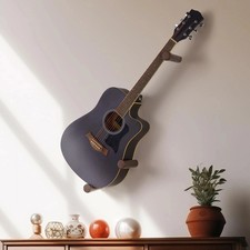 Acoustic Horizontal Guitar Hangers for Wall Wooden Wall Mount Brown brown