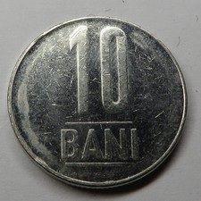 Romania 10 Bani 2007 Nickel Plated Steel KM#191