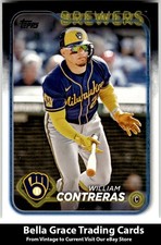 2024 Topps William Contreras #61 Milwaukee Brewers MLB Baseball