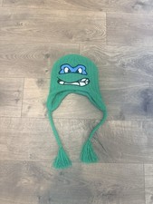 Nickelodeon Teenage Mutant Ninja Turtles Reversible Donatello Leonardo Knit Hat