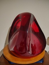 Louis Von Koelnau Brilliant Red Huge Resin Sculpture