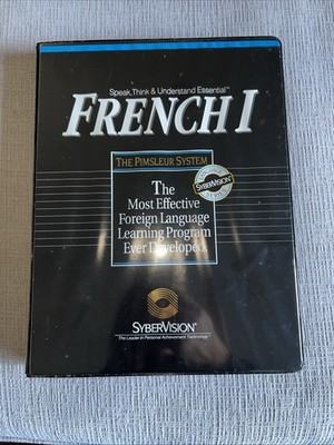 French I Sybervision Cassettes (Pimsleur Language Program) -16 Cassettes