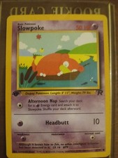 Slowpoke 67/82 Common 1st Edition Pokémon TCG Team Rocket Excellent Condition