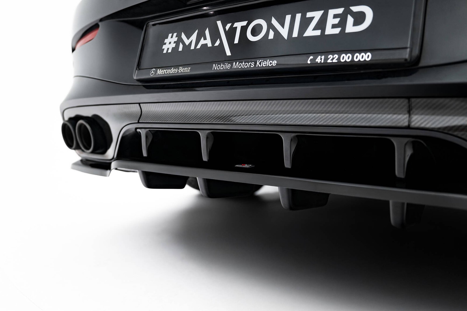 Splitter Arrière Maxton Mercedes-AMG CLE 53 C236 Spoiler Diffuseur Bas de Caisse