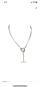 Authentique collier coeur vintage GUCCI ARGENT 925