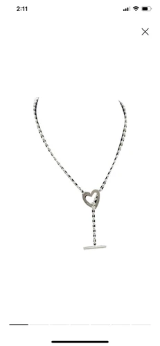 Autentica Collana Gucci Vintage Cuore ARGENTO 925