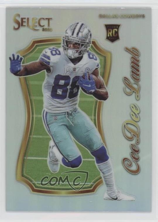 2020 Panini Select Select Certified Rookies Silver Prizm CeeDee Lamb #SCR-7 4p1