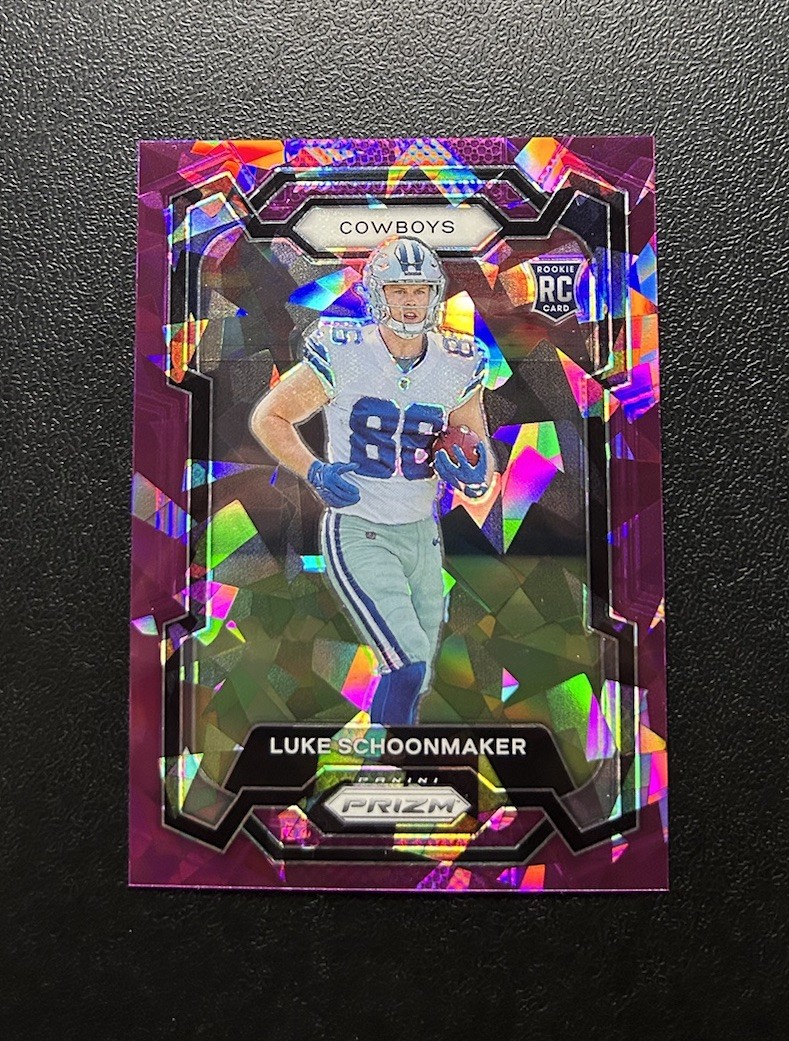 2023 Panini Prizm Luke Schoonmaker Purple Ice Rookie 31/225 #325
