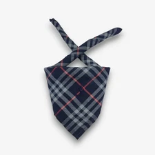 Vintage 90s Burberry Handkerchief Neckerchief Nova Check Pocket Square Scarf