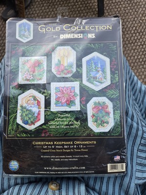 Dimensions Gold Collection Christmas Keepsake Ornaments 8660 Cross Stitch 2001
