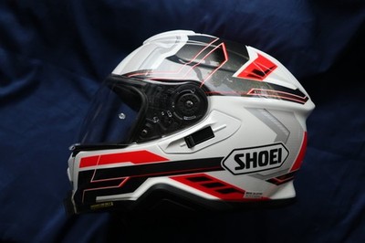 Shoei GT-Air II Aperture Red/White Motorcycle Helmet TC-6 Size XL