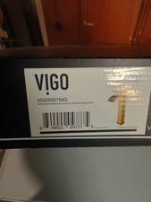 Vigo Duris 1.2 GPM Single Hole Bathroom Faucet VG03007MG Matte Gold