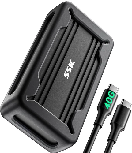 SSK 2Tb 40Gb/s Thunderbolt 4 USB4 Bus-Powered Portable WD_BLACK SN850X NVMe SSD