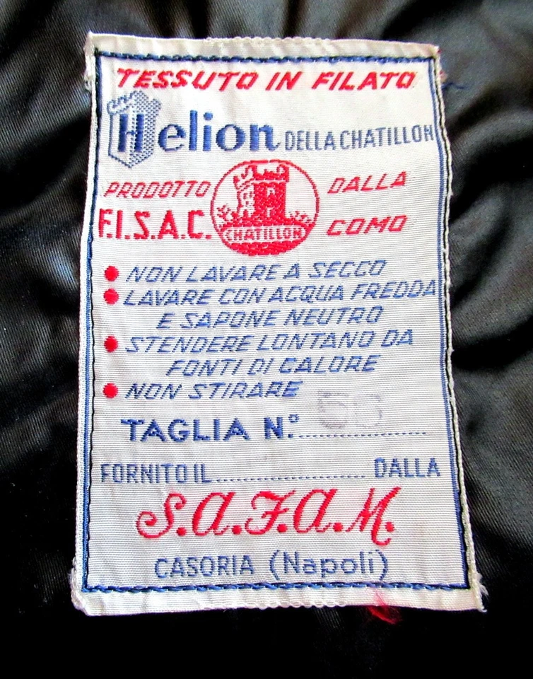 SCHWARZER REGENMANTEL - RAINCOAT - TRENCHCOAT - NYLON - VINTAGE - HELION - GR.56 - Bild 4 von 4