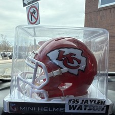 Jaylen Watson Signed Kansas City Chiefs Football Mini Helmet Original