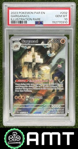 Garganacl PSA 10 2023 Pokemon SV Paradox Rift #202/182 Illustration Rare 0310