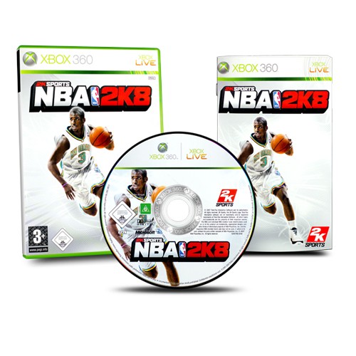 Jeu Xbox 360 NBA 2K8 En OVP Avec Manuel